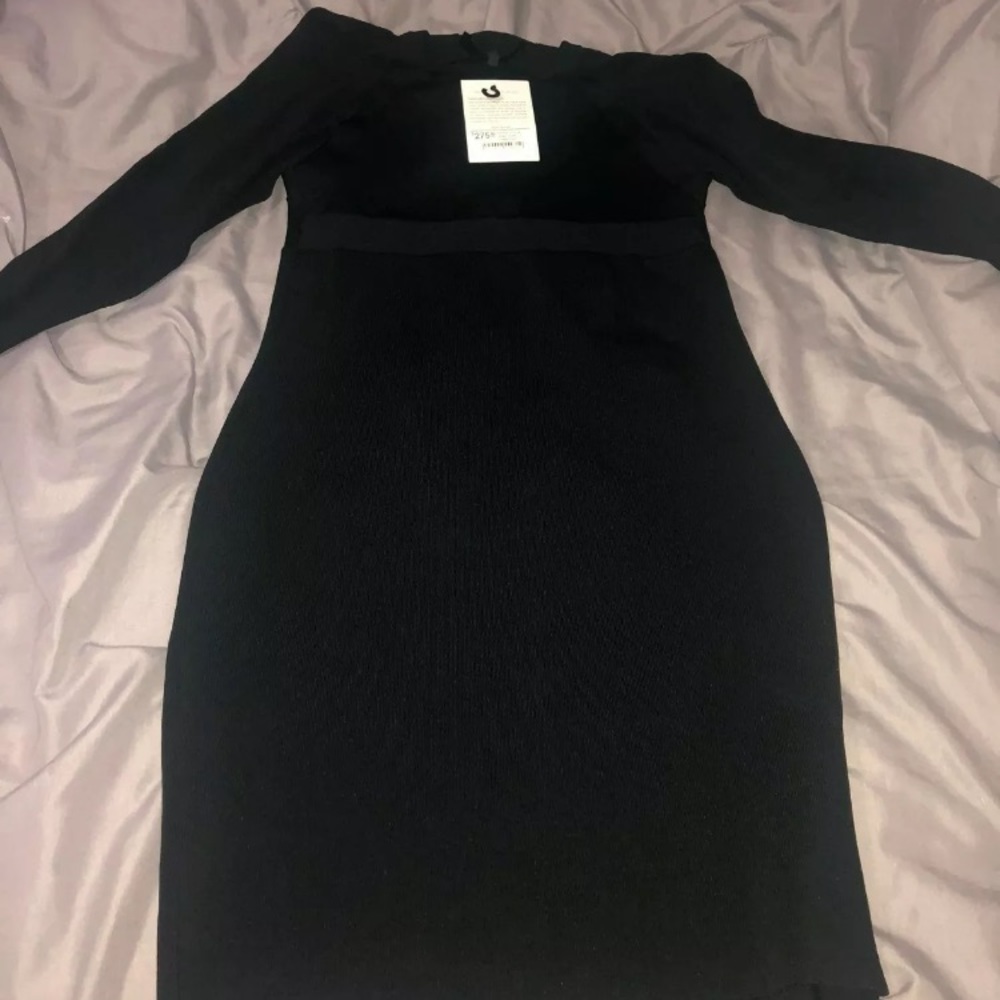DASH Kendall & Kylie sheer yoke L/S Dress